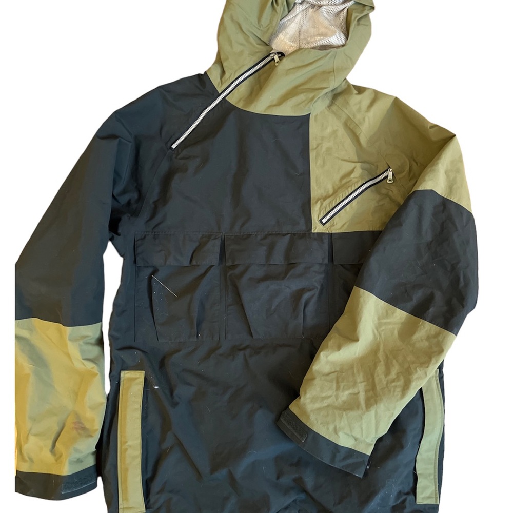 RARE BURTON AK 2L JUSSI GORE-TEX GREEN GRAY JACKET LARGE L